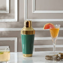 Hand-Painted Cocktail Shaker: White
