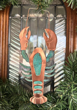 Lobster Copper Christmas Ornament