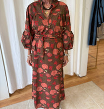 Millie Dress Chocolate Floral F25