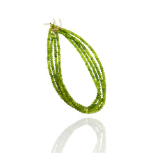 Faceted Bead Necklace: Sky blue