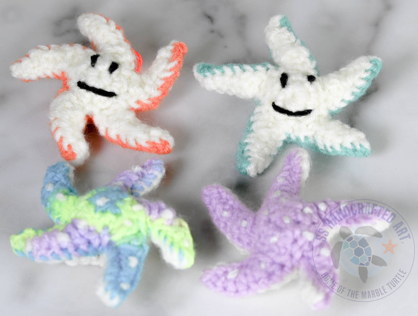 Hand Knitted Starfish 3
