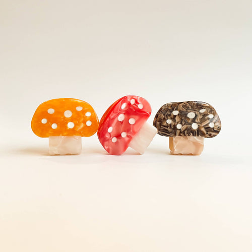 Alice | Cute Mushroom Eco-Friendly Claw Clip: Assorted