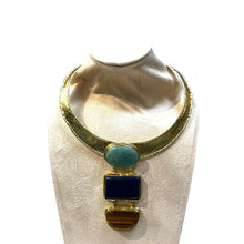 Bella Choker: Carnelian, Amethyst & black onyx