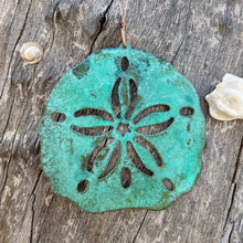 Sand Dollar Copper Christmas Ornament