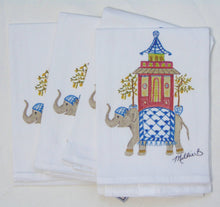 Limited Edition Watercolor Elephant Flour Sack Towel