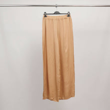 Fluid wide-leg pants in viscose TDM26320VS-2:Chocolate Brown One Size