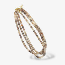 Disc Bead Necklaces: Clear