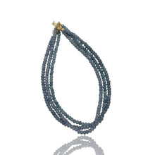 Faceted Bead Necklaces 6mm: Green & Black