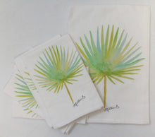 Limited Edition Watercolor Palm Frond Flour Sack Towel