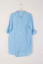Short Linen Dresse One Size Blue Jeans