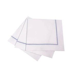 25ct Hemstitch Napkins | Size: Dinner Napkin (40x40cm) / Misty Green