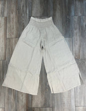 100% Linen Trousers REF. 2771: Mustard