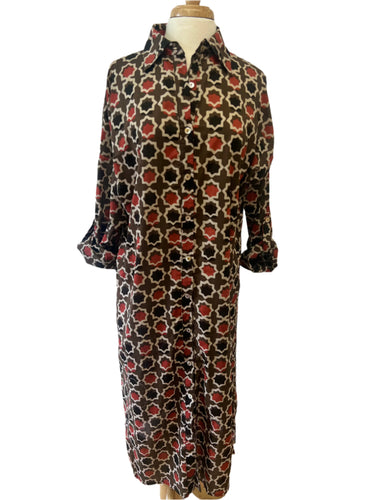 Nala Long Shirt Dress