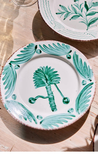 Casa Nuno Green Palm Plate