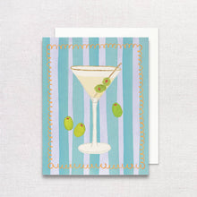 Watercolor Martini Everyday Greeting Card | Blank Card