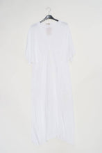 Long Linen Dress Kimono White One Size