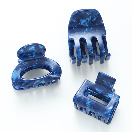Denim Blue Mini | Assorted Mini Claw Clips: Assorted