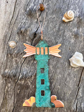 Lighthouse Nautical Copper Christmas Ornament