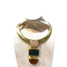 Bella Choker: Carnelian, Amethyst & black onyx