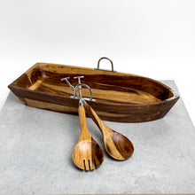 Rowboat Salad Bowl with Salad Servers