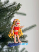 Felt Ornament - Surfer Girl: Blond Hair