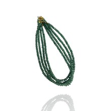Faceted Bead Necklace: Sky blue