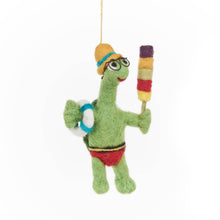 Handmade Shellbert the Tortoise Hanging Decoration