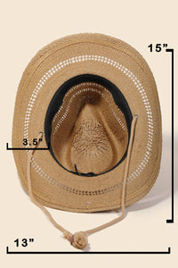 Straw Weave Cowboy Hat