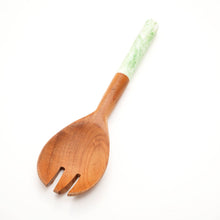 Marbled Salad Server (Green) Set of 2