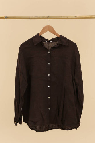 Classic Button Down: Chocolate