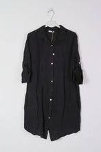 Short Linen Dresse One Size Blue Jeans