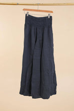 100% Linen Trousers REF. 2771: Mustard