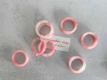 Sherbet Napkin Rings, set of four: Lime