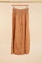 100% Linen Trousers REF. 2771: Mustard