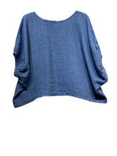 Fuchsia Linen Blouse : Balloon Sleeve