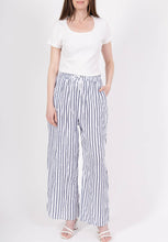 Mole Stripe Linen Pants
