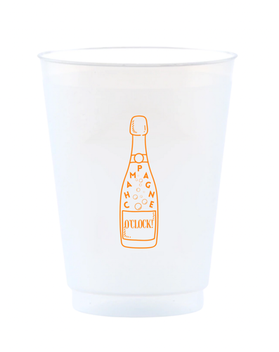 Champagne oClock Reusable Frost Flex Cups