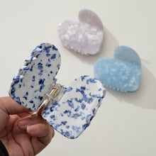 Coastal Heart Claw Clip - Large : Assorted
