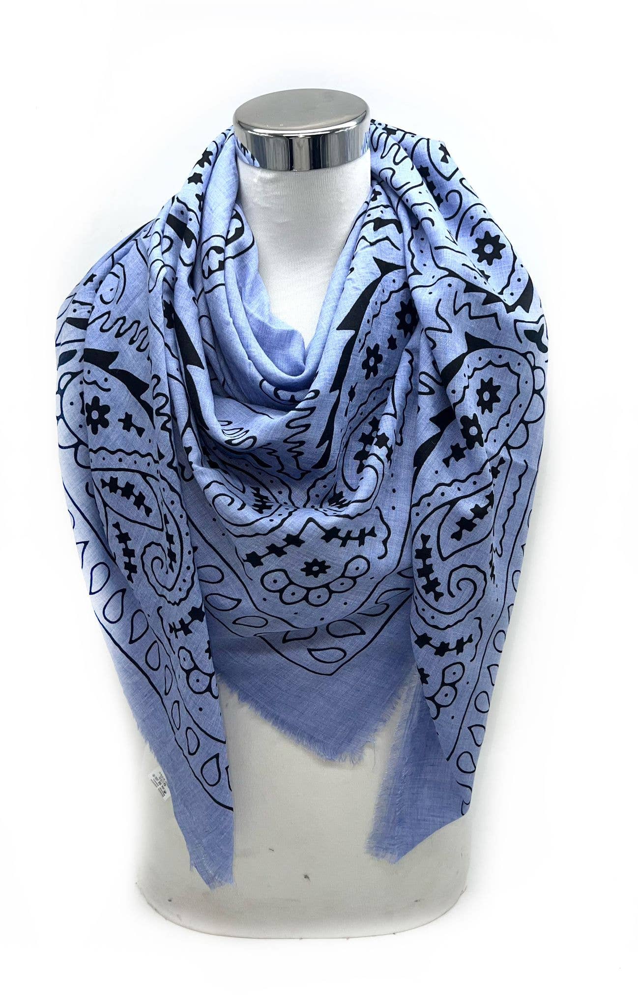 Bandana Scarf: Ice Blue