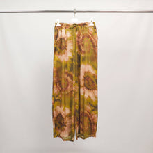 Fluid tie-dye pants in viscose and silk – KD6637VS-14: Bordeaux