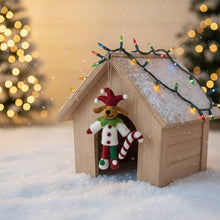 Handmade Felt Jingle Bells Jester Dog Hanging Decoration