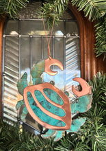 Crab Copper Christmas Ornament