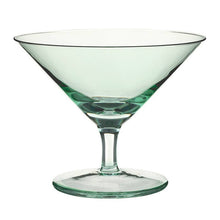 Short Stem Martini Glass - Coastal Green: 5 oz ,  3.5" H