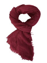 Boho Scarf - Crimson