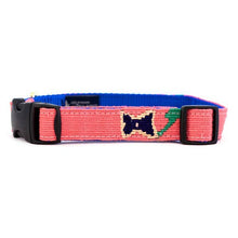 A Tail We Could Wag Side-Release Dog Collar: Harborside Twilight / Medium - 14"-20"