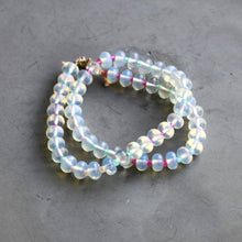 Coastal Stone Candy Beaded Necklace: 18 inch