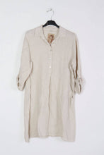 Short Dress Linen Pink One Size