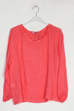 Linen Blouse  Sky Blue One Size