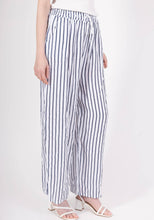 Camel Stripe Linen Pants