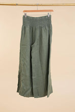 100% Linen Trousers REF. 2771: Mustard